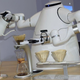 A robot with arms making coffee in Beijing